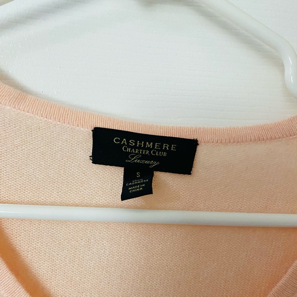 Charter Club Luxury Pure Cashmere V-neck Sweater - Picture 3 of 8